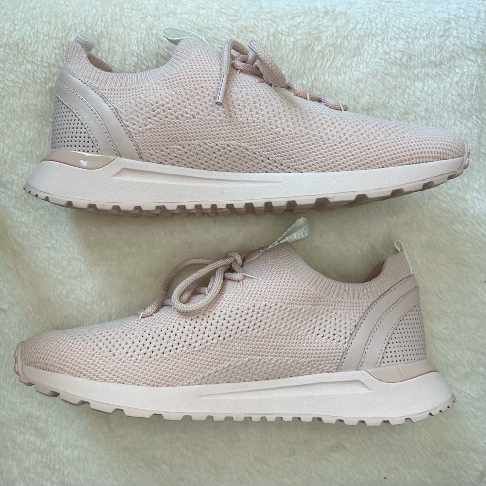Michael Kors Powder Blush Bodie Trainer Soft Stretch Knit Sneakers